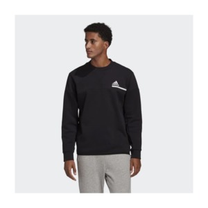 [해외]adidas Z.N.E. Crew Sweatshirt [아디다스 집업] Black / Black (GM6538)