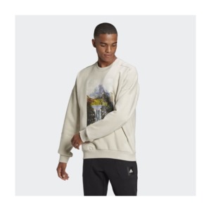 [해외]adidas Sportswear Mountain Graphic Sweatshirt [아디다스 집업] Aluminium (GL5691)