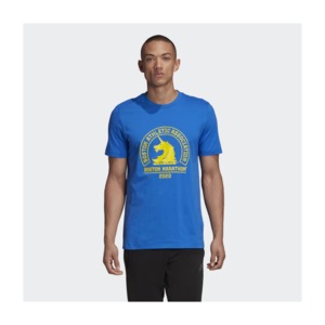 [해외]Boston Marathon® Logo Tee [아디다스 티셔츠] Blue (GK4327)