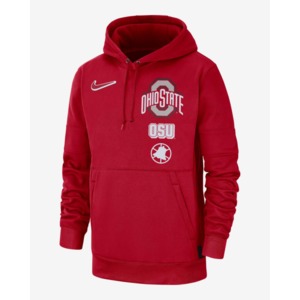 [해외]Nike College Therma Local (Ohio State) [나이키 집업] University Red/White/Wolf Grey (CV1818-657)