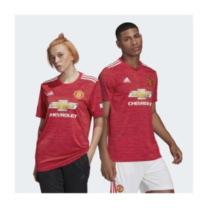 [해외]Manchester United 20/21 Home Jersey [아디다스 티셔츠] Real Red (GC7958)