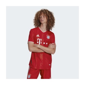 [해외]FC Bayern Home Authentic Jersey [아디다스 티셔츠] Fcb True Red (FI6197)