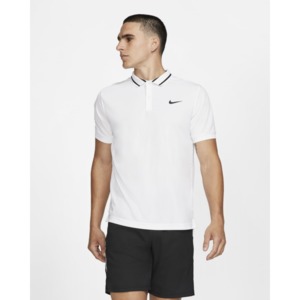[해외]NikeCourt Dri-FIT [나이키 티셔츠] White/Black/Black (BV1194-100)