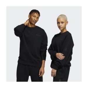 [해외]Pharrell Williams Basics Crewneck Sweatshirt (Gender Neutral) [아디다스 집업] Black (GT4329)
