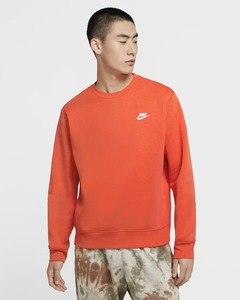 [해외]Nike Sportswear Club Fleece [나이키집업] Electro Orange/White (BV2662-837)