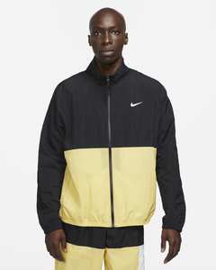 [해외]Mens Basketball Jacket [나이키 자켓] Black/Saturn Gold/Black/White (CW7348-014)