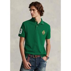 [해외] 랄프로렌 Classic Fit Polo Crest Mesh Shirt 640138_Primary_Green_Primary_Green