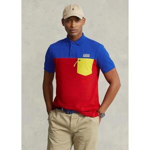 [해외] 랄프로렌 Classic Fit Mesh Polo Shirt 633726_RL_2000_Red_Multi_RL_2000_Red_Multi