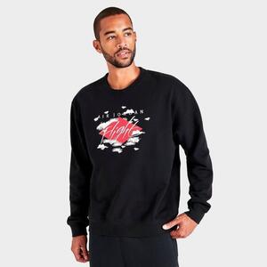 [해외] 나이키 Mens Jordan Statement Essentials Graphic Fleece Sweatshirt DH9035_010