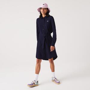 [해외] 라코스테 Womens Adjustable Cotton Pique Polo Dress EF1270_166