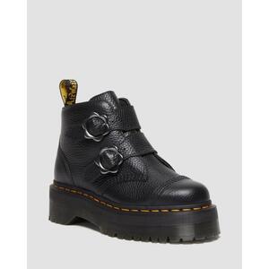 [해외] 닥터마틴 Devon Flower Buckle Leather Platform Boots 27642001