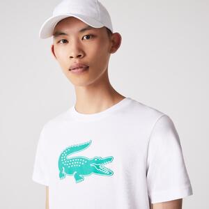[해외] 라코스테 Mens SPORT 3D Print Crocodile Breathable Jersey T Shirt TH2042_W1J