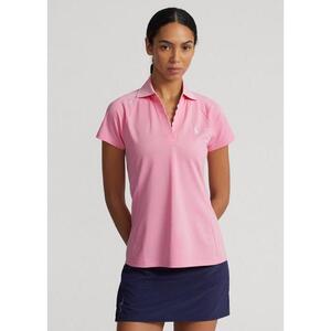 [해외] 랄프로렌 Tailored Fit Pique Polo Shirt 629511_Pink_Flamingo_Pink_Flamingo