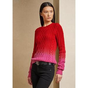 [해외] 랄프로렌 Lunar New Year Cable Knit Sweater 636977_Bright_Red_Ombre_Bright_Red_Ombre