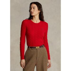 [해외] 랄프로렌 Cable Wool Cashmere Crewneck Sweater 621731_Fall_Red_Fall_Red