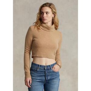 [해외] 랄프로렌 Cropped Cashmere Turtleneck Sweater 626937_Collection_Camel_Melange_Collection_Camel_M
