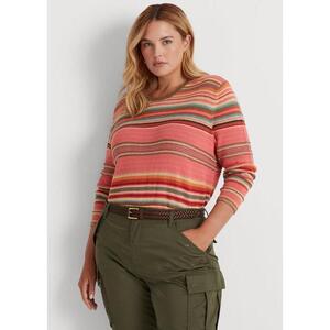 [해외] 랄프로렌 Striped Cotton Blend Sweater 626414_Multi_Multi