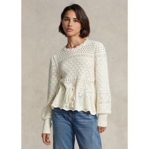 [해외] 랄프로렌 Pointelle Knit Merino Wool Sweater 632733_Cream_Cream