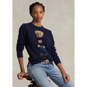 [해외] 랄프로렌 Polo Bear Cotton Linen Sweater 639110_Navy_Multi_Navy_Multi