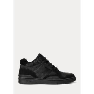 [해외] 랄프로렌 Court Mid Pro Sneaker 594315_Black/Black_Black/Black