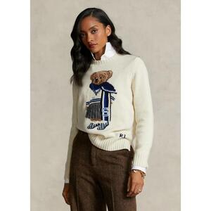[해외] 랄프로렌 The Spelman Collection Polo Bear Sweater 611038_Cream_Multi_Cream_Multi