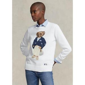 [해외] 랄프로렌 Polo Bear Cotton Blend Sweater 638647_White_Multi_White_Multi