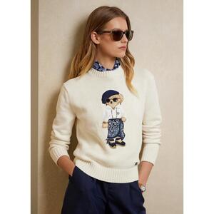 [해외] 랄프로렌 Sarong Polo Bear Jersey Sweater 636746_Lux_Cream_Lux_Cream