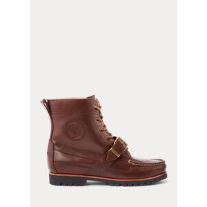 [해외] 랄프로렌 Ranger Faux Shearling Lined Leather Boot 631716_Brown_Brown