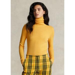 [해외] 랄프로렌 Slim Fit Cashmere Turtleneck Sweater 452699_Slicker_Yellow_Slicker_Yellow