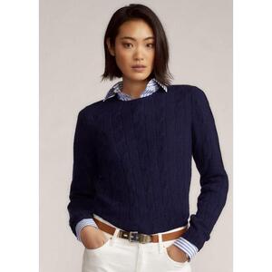 [해외] 랄프로렌 Cable Knit Cashmere Sweater 460979_Lux_Navy_Lux_Navy