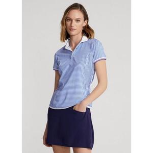 [해외] 랄프로렌 Striped Jersey Polo Shirt 629505_Scottsdale_Blue/White_Scottsdale_Blue/White