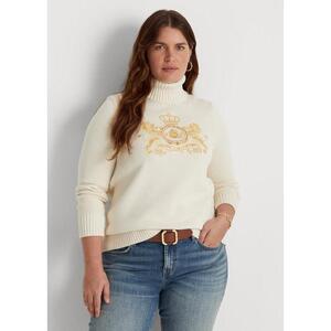 [해외] 랄프로렌 Intarsia Knit Cotton Turtleneck Sweater 631087_Mascarpone_Cream_Mascarpone_Cream