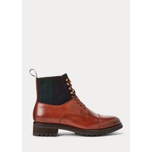 [해외] 랄프로렌 Bryson Leather &amp; Wool Cap Toe Boot 552553_Polo_Snuff/Black_Multi_Polo_Snuff/Black_Mul