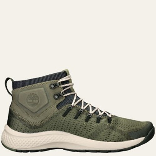 [해외] Timberland Men’s FlyRoam™ Trail Mixed-Media Boots [팀버랜드 부츠] Green Full-Grain/Mesh (A1NY7301)