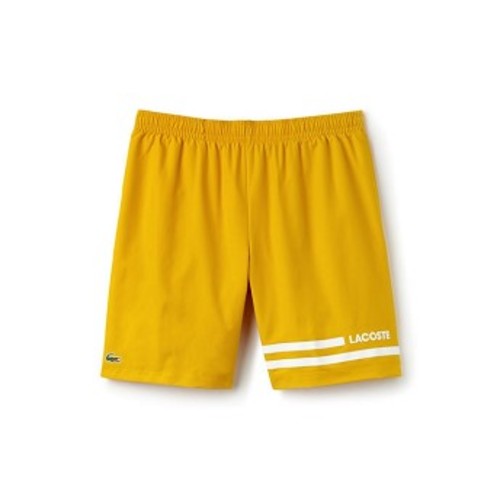 [해외] Lacoste Mens SPORT Contrast Tennis Shorts [라코스테바지] buttercup/white (GH3376_PBA_24)