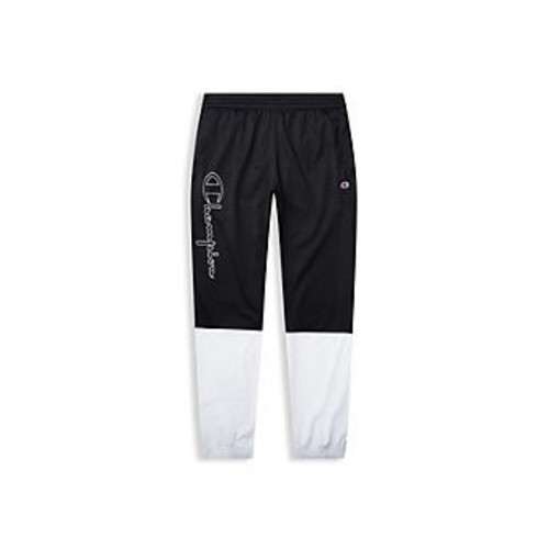 [해외] Champion Europe Premium Mens Track Pants Black/White (CEM85P)