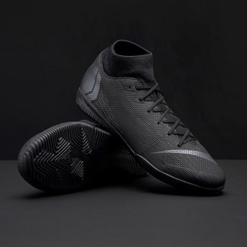 [해외] Nike Mercurial Superfly VI Academy IC - Black/Black [나이키 축구화, 풋살화, 터프화] (187770)