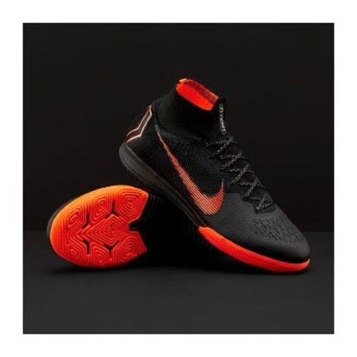 [해외] Nike MercurialX Superfly VI Elite IC - Black/Total Orange/White [나이키 축구화, 풋살화, 터프화] (174039)