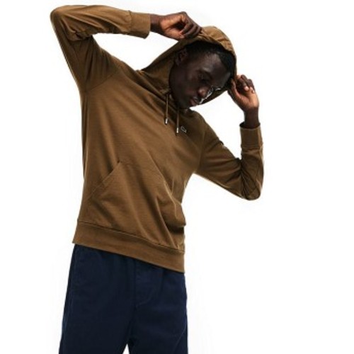 [해외] Mens Hooded Cotton Jersey Sweatshirt [라코스테 LACOSTE] khaki green (TH9349-51-UXF)
