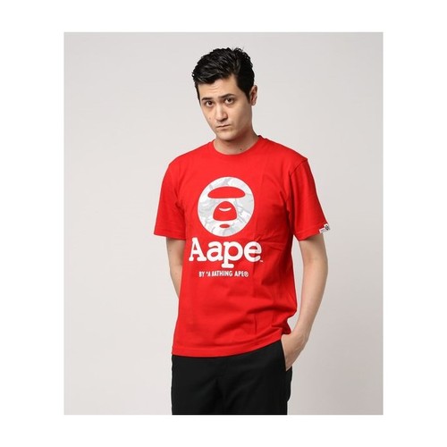 [해외] BAPE AAPE LOOSE BASIC 티셔츠 [베이프] 레드 (28660996_19_d_215)
