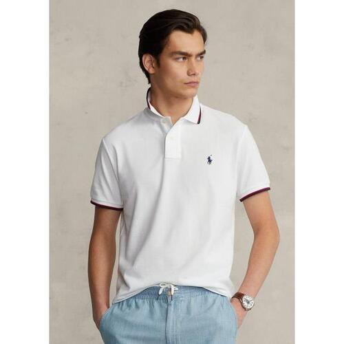 [해외] 랄프로렌 Classic Fit Mesh Polo Shirt 583006_White_White