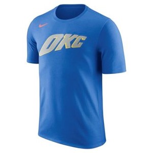 [해외] NIKE Oklahoma City Thunder City Edition Nike Dry [나이키티셔츠,나이키반팔티] Signal Blue (890861-403)