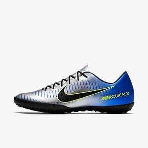 [해외] NIKE Nike MercurialX Victory VI Neymar TF [나이키축구화,나이키풋살화] Racer Blue/Chrome/Volt/Black (921517-407)