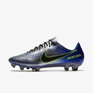 [해외] NIKE Nike Mercurial Vapor XI Neymar FG [나이키축구화,나이키풋살화] Racer Blue/Chrome/Volt/Black (921547-407)