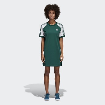 [해외] ADIDAS USA 3-Stripes Raglan Dress [아디다스원피스,아디다스치마] Collegiate Green (CE4963)