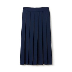 [해외] Lacoste Womens Long Pleated Mousseline Crepe Skirt [라코스테원피스] NAVY BLUE (JF2987_166_24)