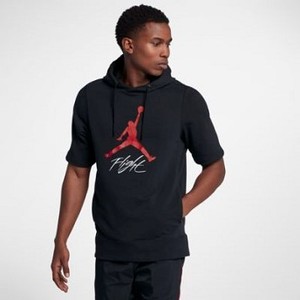 [해외] NIKE Jordan Jumpman Flight Hooded [나이키티셔츠] Black/Gym Red (AJ0794-010)