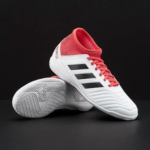 [해외] adidas Kids Predator Tango 18.3 IN - White/Core Black/Real Coral [아디다스축구화,아디다스풋살화] (170267)