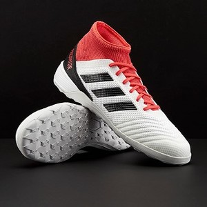 [해외] adidas Predator Tango 18.3 IN - White/Core Black/Real Coral [아디다스축구화,아디다스풋살화] (170252)