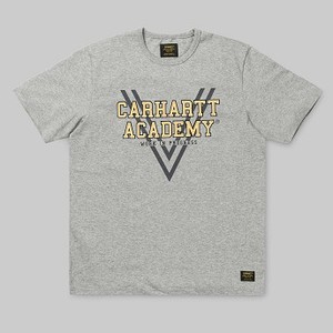 [해외] Carhartt WIP S/S Academy T-Shirt [칼하트자켓] Grey Heather/Multicolor (I024814_V6_90-ST-01)